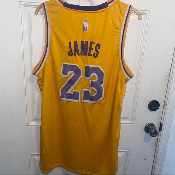 Lebron James Lakers Nike Wish Sponsor NBA Jersey Sz 54 - Picture 4 of 7